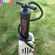 INTEX高效大号手动气泵可抽气橡皮艇充气筒浮排泳圈冲气床打气筒