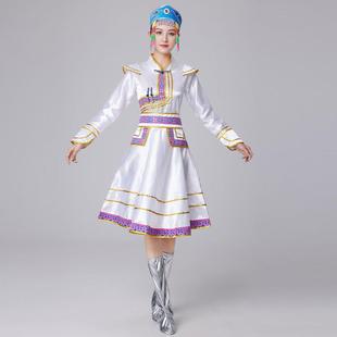 新蒙古舞蹈演出服装女成人蒙族男装少数民族广场舞表演艺考服