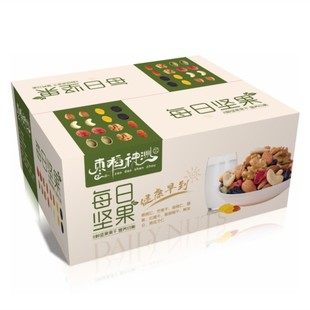 枣稻神州每日坚果30包八种混合礼盒孕妇零食，早餐营养干果600g洲