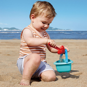 Hape宝宝沙滩桶铲组合套宝宝儿童沙滩玩具男女孩挖沙子益智玩具