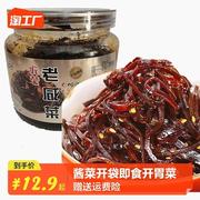 山东正宗老芥菜丝酱香小咸菜丝辣疙瘩丝下饭菜开胃菜酱菜开袋即食