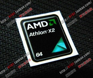 AMD速龙 AthlonX2双核64位 标签贴纸 笔记本电脑标志LOGO