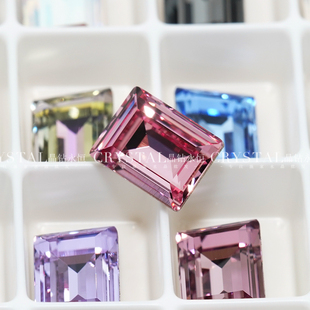 奥地利施家水晶4527小冰糖矩形，钻diy美甲饰品华子钻拼钻堆钻