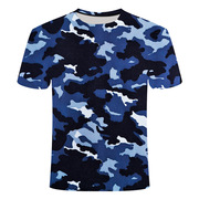 camouflage3ddigitalprintmen'st-shirt迷彩，3d数码印花男t恤