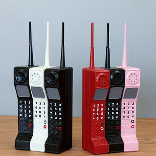 复古怀旧创意大哥大80年代手机模型，仿真橱窗摆件中国风古装道具
