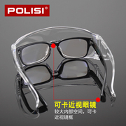 专业电焊眼镜激光护目镜防红外线防风沙飞溅工业打磨劳保防雾近视