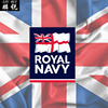 麟锐英国UK海军空军陆军军迷衣服假两件短袖T恤衫男女5五分袖中袖