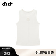dzzit地素背心式t恤23春秋，时尚休闲风设计感小众女