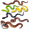 儿童仿真蛇动物模型橡皮软胶假蛇眼镜蛇黄金蟒竹叶青银环蛇五步蛇