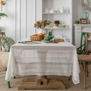 法式复古钩织镂空蕾丝餐桌布茶几钢琴装饰布艺沙发靠背加长盖巾