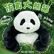 仿真大熊猫可爱国宝花花萌兰毛绒玩偶娃娃送生日礼物熊猫公仔玩具