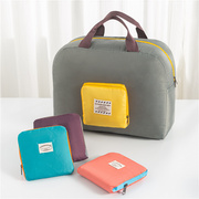 便携式购物收纳袋多功能可折叠手提收纳包出差(包出差)旅行行李防水整理袋