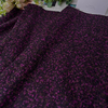 布艺岛进口紫红色黑色，撞色羊毛圈圈，毛呢面料大衣外套服装布料