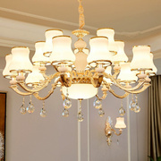 安灯堡客厅吊灯欧式led现代简约2023卧室餐厅，书房水晶灯灯饰灯具