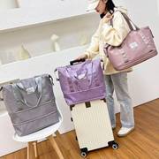 拉杆箱上的配包便携式可折叠旅行包行李箱附加包皮箱上放的包挂包
