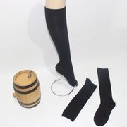 黑色小腿袜女学院风制服，天鹅绒长筒丝袜，不透肉纯色防勾丝