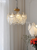 法式轻奢复古怀旧吸顶灯珍珠玻璃，简约风客厅卧室书房餐厅创意灯具