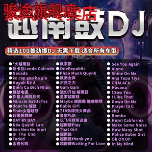 越南鼓流行DJ舞曲大容量高品质MP3重低音嗨曲车载CD碟片光碟