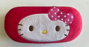 Sanrio Hello Kitty公仔造型布面眼镜盒收纳盒