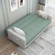 布艺沙发现代简约式小户型，客厅可折叠整装，沙发床两用经济型出租屋