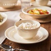 梨想米饭碗家用2024奶油风陶瓷餐具碗碟盘子大碗汤碗面碗轻奢