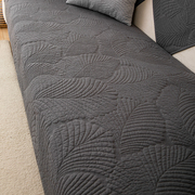 全棉组合沙发垫四季通用防滑布艺坐垫，现代简约纯棉靠背巾夏季