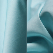 欧美纯色蓝色弹力棉质布 衬衫风衣背景连衣裙设计师创意面料布