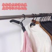 成人防滑海绵衣架裤架服装店，衣帽间塑料衣挂家用女士加粗无痕衣撑