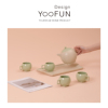 YOOFUN创意陶瓷茶壶茶杯套装下午茶家用水壶新居乔迁送礼礼盒套装