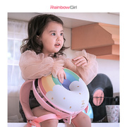 心怡同款儿童彩虹书包幼儿园2-6岁甜甜圈可爱双肩小背包女童生日