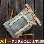 dyemondgoods胡椒盐(胡椒盐，)手工制作双肩，包功能美学复刻瑞士军包