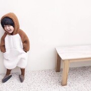 韩版女童羔羊绒，加绒加厚棉服冬装儿童，长款撞色外套男童长款卫衣