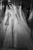 zuhair murad 婚纱定制包肩袖简约显瘦蕾丝公主甜美梦幻新娘主纱