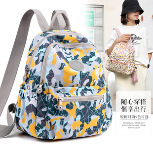 2023韩版牛津布时尚百搭大容量旅行背包女包双肩包帆布包书包