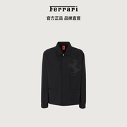 3期免息Ferrari法拉利 男士跃马图案棉时尚衬衫宽松休闲衬衣