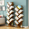 儿童树形书架创意楠竹实木简约落地书桌面上收纳置物架简易小书柜