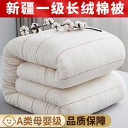 新疆一级长绒棉花被纯棉被，芯学生棉絮床，垫被褥子加厚保暖冬被被子