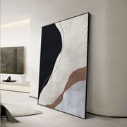 现代简约沙发背景墙装饰画抽象客厅，挂画大幅落地画高档大气玄关画
