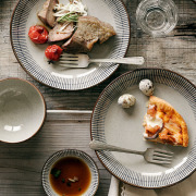 日式菜盘家用一人食餐具，套装ins风，特别好看的盘子陶瓷碗深盘碟子