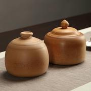 竹子茶叶罐随身罐子竹筒便携竹制茶罐大号茶盒旅行茶叶盒小茶叶桶