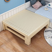 实木沙发床推拉两用榻榻米，多功能简约伸缩床小户型抽拉床拼接床