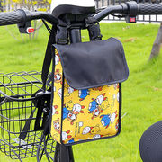 电动车收纳袋前置防水可调节电瓶自行车挂包立体放雨衣充电器挂兜