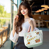 迷你版帆布包软妹卡通上班小拎包，ins韩版夏日甜美可爱休闲手提包
