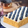 mcake蓝莓拿破仑酥皮蛋糕动物奶油水果芝士生日蛋糕上海同城配送