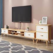 欧式实木电视柜现代简约小户型迷你客厅卧室迷你地柜简易电视机柜