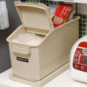 韩国进口家用抽屉式厨房米箱 塑料储米桶 防潮嵌入式米桶 15/25KG