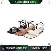 韩国直邮bbybabara宽腿基本款线条女士凉鞋，2cm_dif331