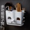 可拆卸塑料沥水筷子架多功能，家用筷笼厨房餐具收纳架筷子筒筷篓子