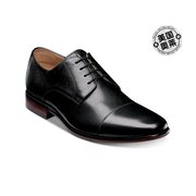 florsheimangelo男式皮革系带牛津鞋，-黑色美国奥莱直发