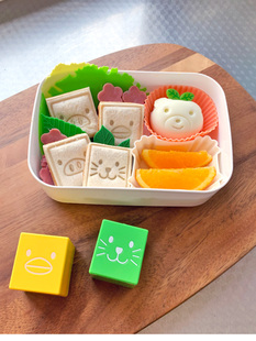 日本进口三明治模具 儿童芝士面包吐司早餐便当造型卡通创意模具